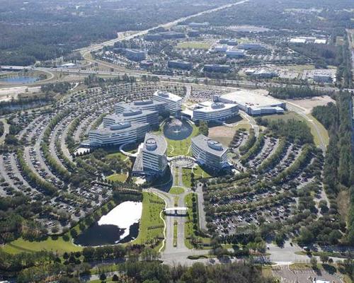 Aerial view of Blue Cross & Blue Shield Campus